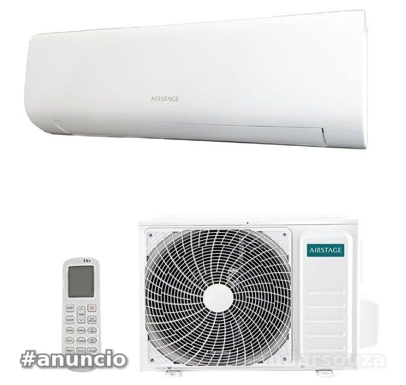 Ar Condicionado Split Hi Wall Fujitsu Inverter Airstage Essencial 12.000 Btus Quente e Frio 220v R-32