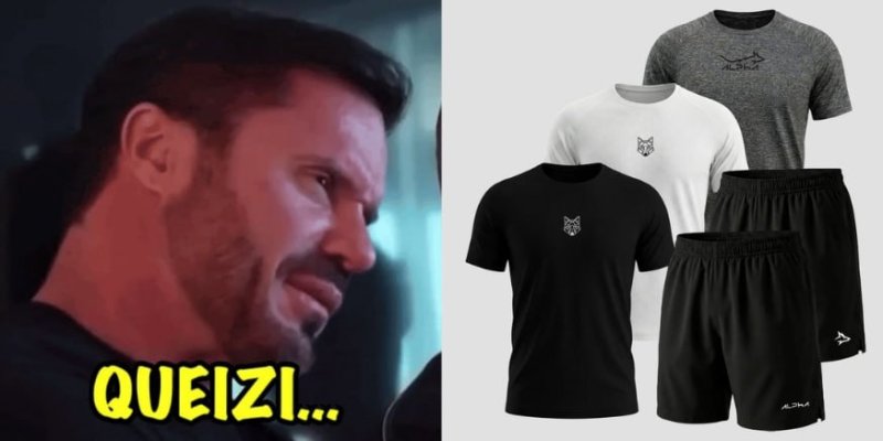 Kit 5 Peças Dry 3 Camisetas E 2 Bermudas Alpha Co