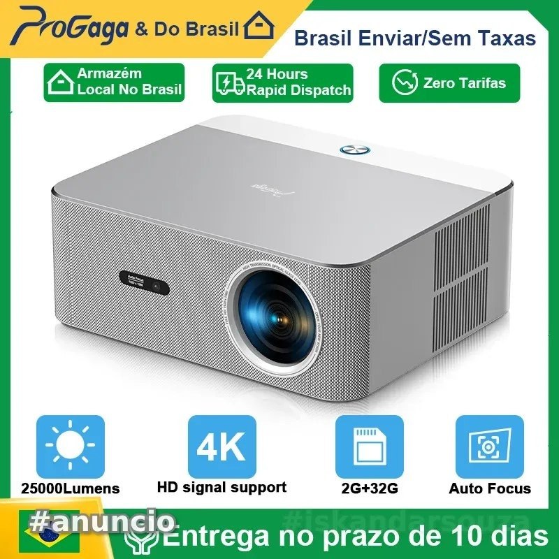 Projetor PROGAGA PG610W Full HD 1080P