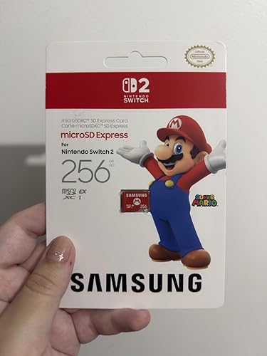 Cartão de Memória microSD Express Samsung para Nintendo Switch 2 (256GB) + Frete Grátis