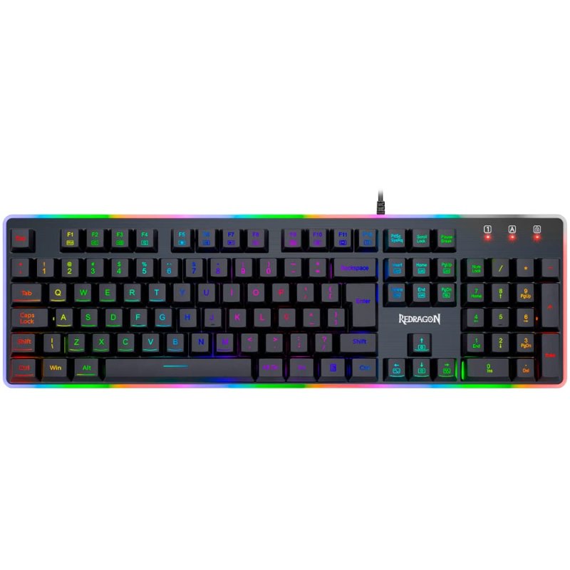Teclado Gamer Membrana Redragon Dyaus 2 ABNT2