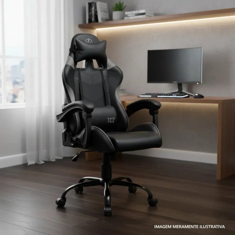 TGT Heron TC2 - Cadeira Gamer Ergonômica - Preto