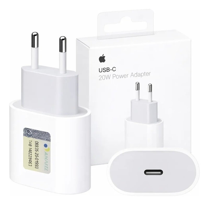 Carregador Fonte Apple Ipad Iphone Turbo Usb-c 20w Original