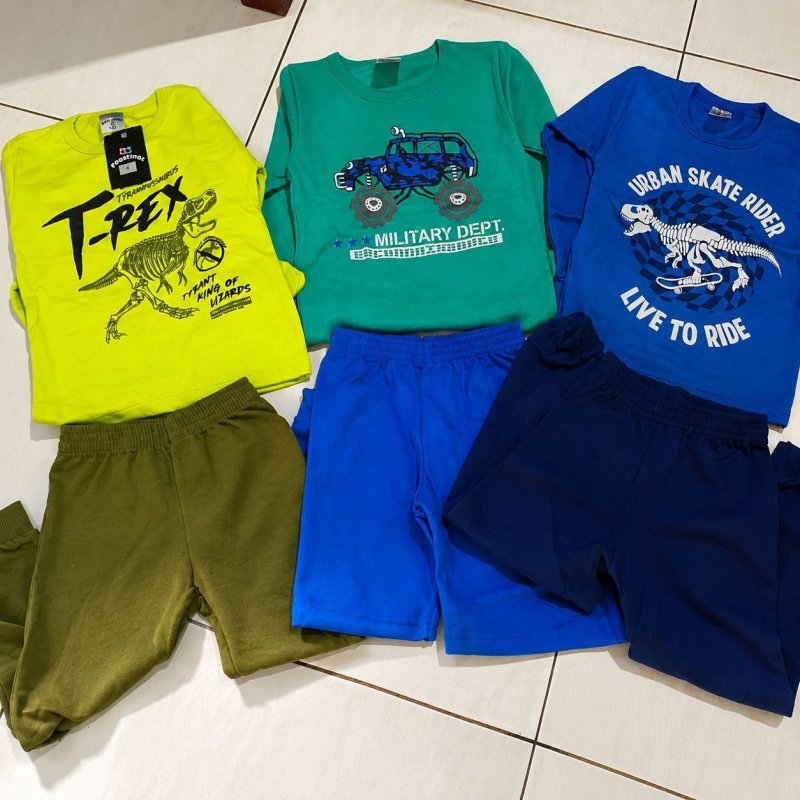 Kit 6 Peças Inverno Meninos Infantil Conjunto Com Desconto + Frete Grátis