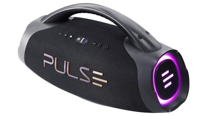 Caixa de Som Bluetooth Pulse X Boombox 220W Rms, Resistente A Água e com Iluminação Led - SP626