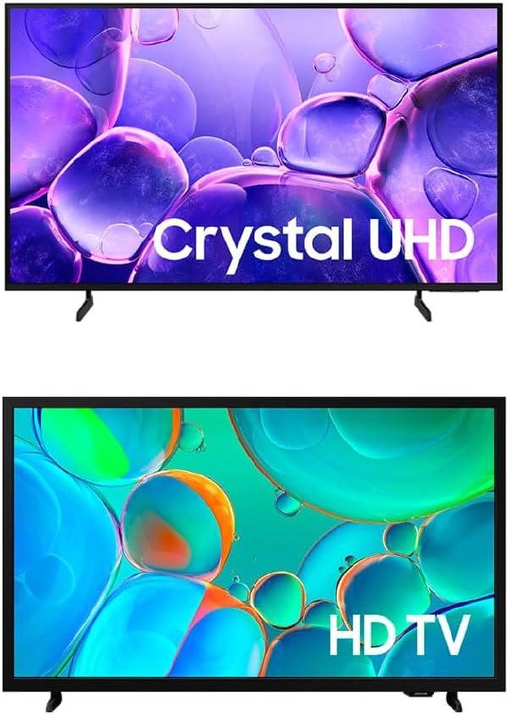 Combo Samsung TV 55" 4K + TV 32" HD