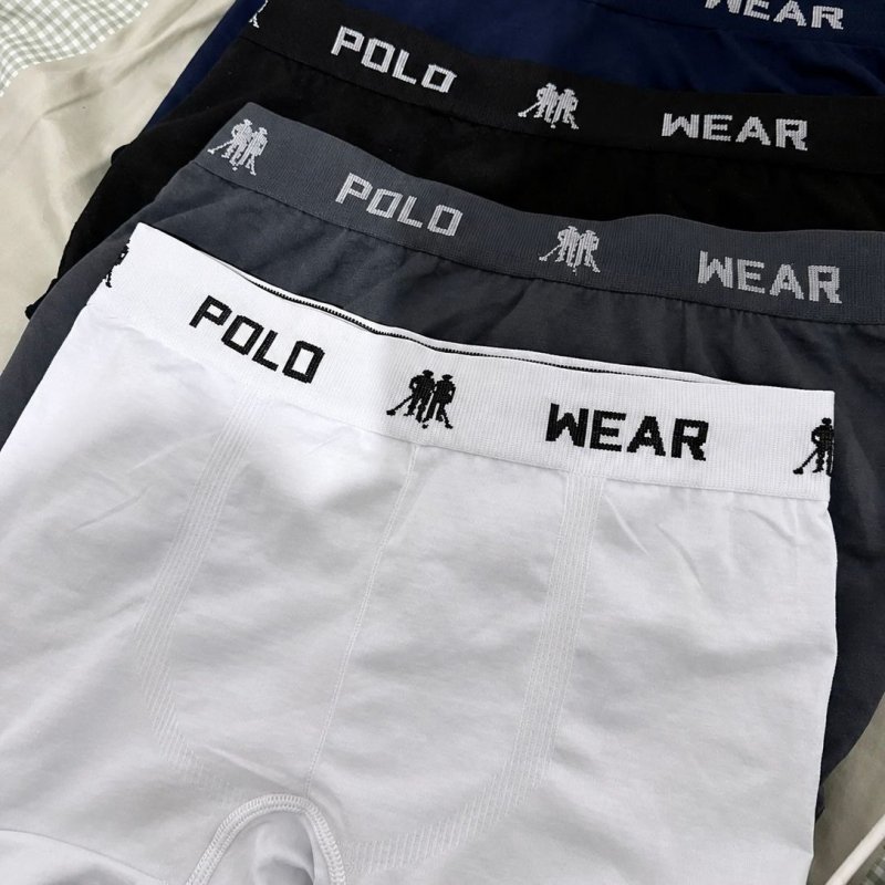 Kit 6 Cuecas Boxer Polo Wear Microfibra Sem Costura Original + Frete Grátis