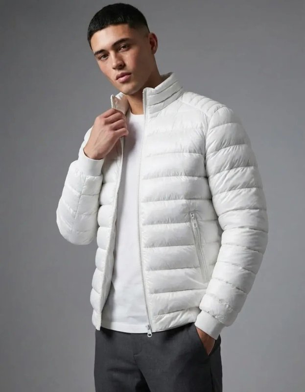 Jaqueta Masculina Forrada Jaqueta Couro Casaco Masculino Pu