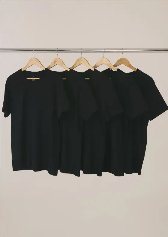 Kit 5 Camisetas Hering Basica Masculina Algodão Original