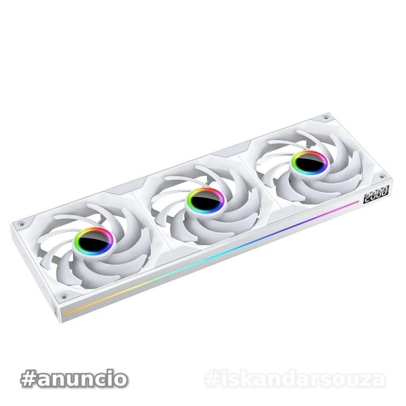 Kit 3 fans Magnéticas Jungle Leopard aRGB 5v