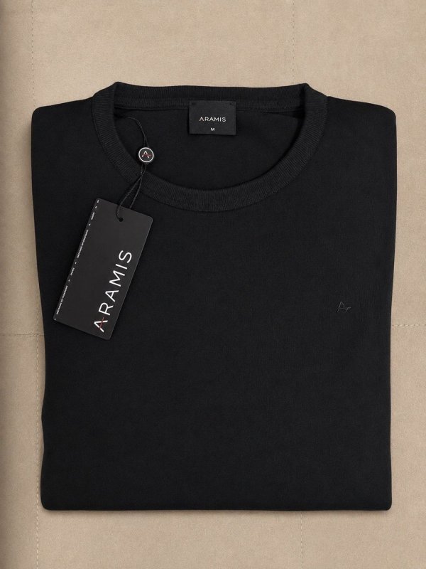 Tricot Aramis Manga Longa Gola Careca
