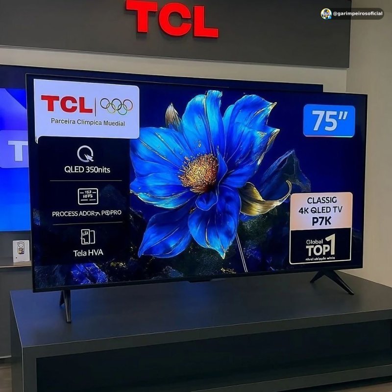 TELÃO QLED 75" DA TCL MODELO 2025