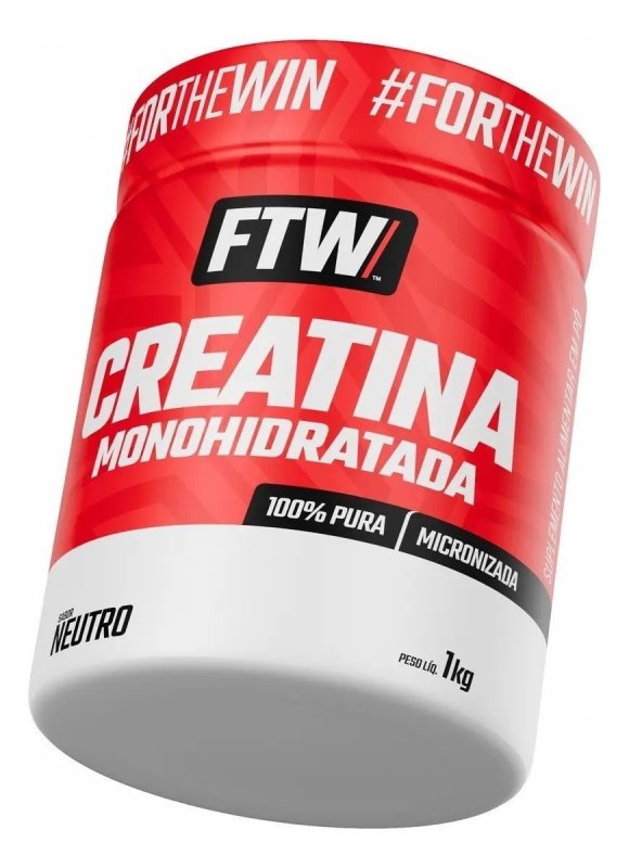 1KG - Creatina Monohidratada 100% Pura Pote