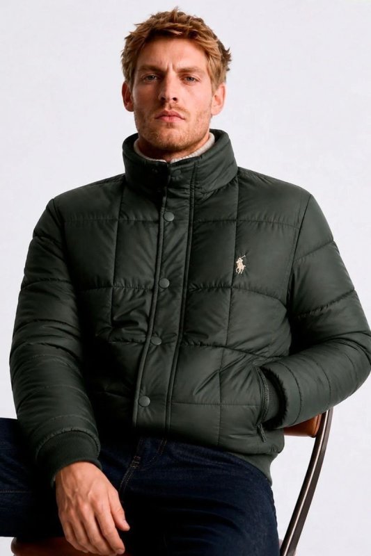 Jaqueta Puffer Masculina Gomada Bobojaco De Inverno
