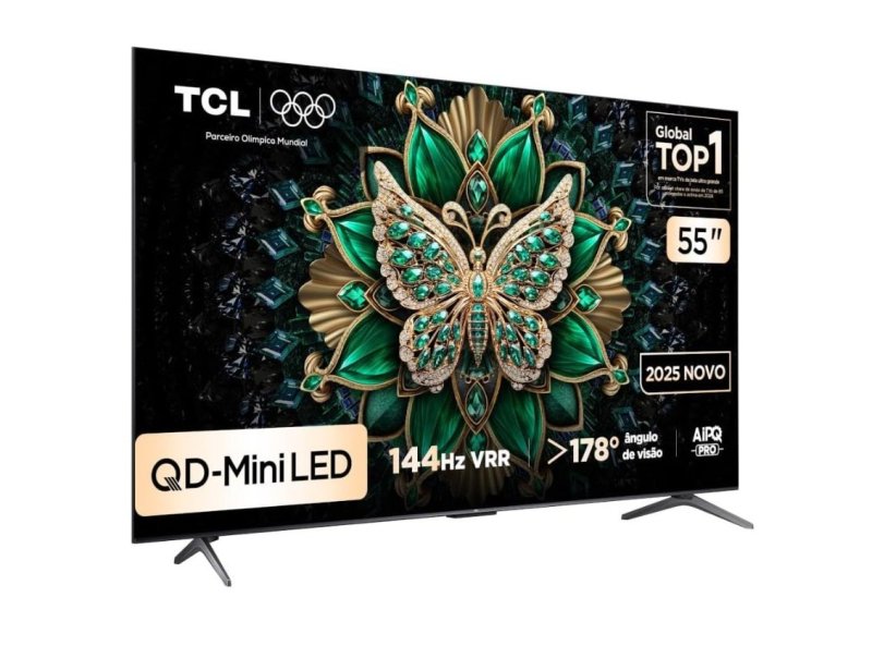 Smart TV TCL 55 Polegadas QLED Mini LED 4K C6K WiFi