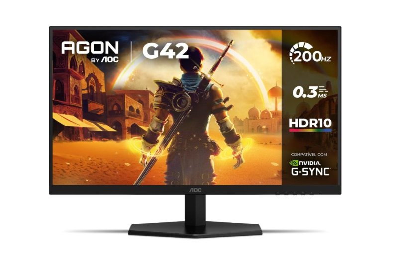 Monitor Gamer AOC AGON G42 27" 200Hz 0,3ms IPS HDR10 NVIDIA G-Sync 27G42HE