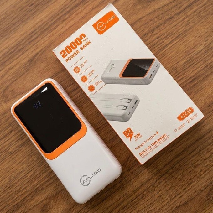 Power Bank 20000mAh Carregador Portátil Carga Rápida Premium