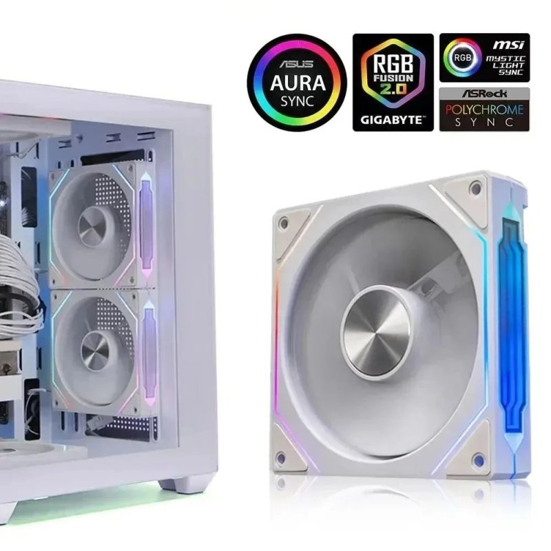 Kit 5x Fans Prism 4RS ARGB Forward