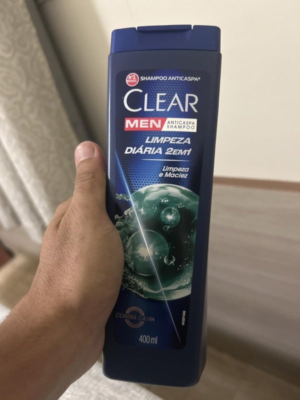 Clear Men Shampoo Anticaspa Limpeza Diaria 2 Em 1 400ml