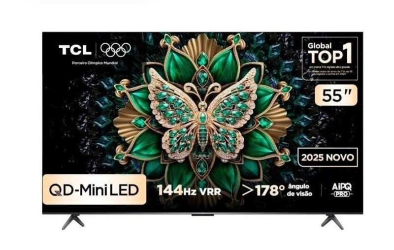 Smart TV TCL 55 Polegadas QLED Mini LED 4K C6K
