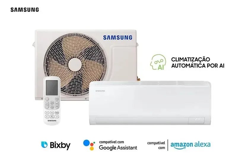 Samsung Ar Condicionado Split Hi Wall Ultra Ai Inverter 9.000 Btus - Frio R-32