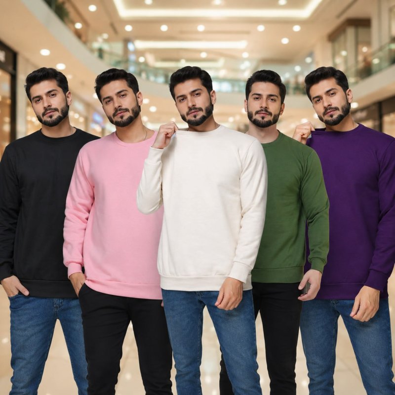 Blusa Moletom Flanelado Gola Careca Tecido Macio Premium