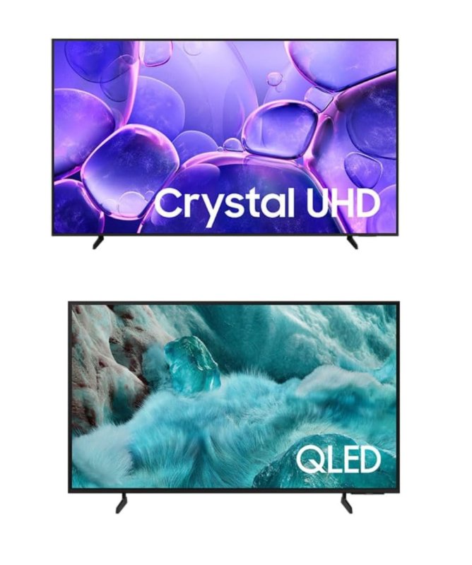 Combo - Smart TV 85" Crystal UHD 4K U8100F + Vision AI TV 50" QLED Ultra 4K