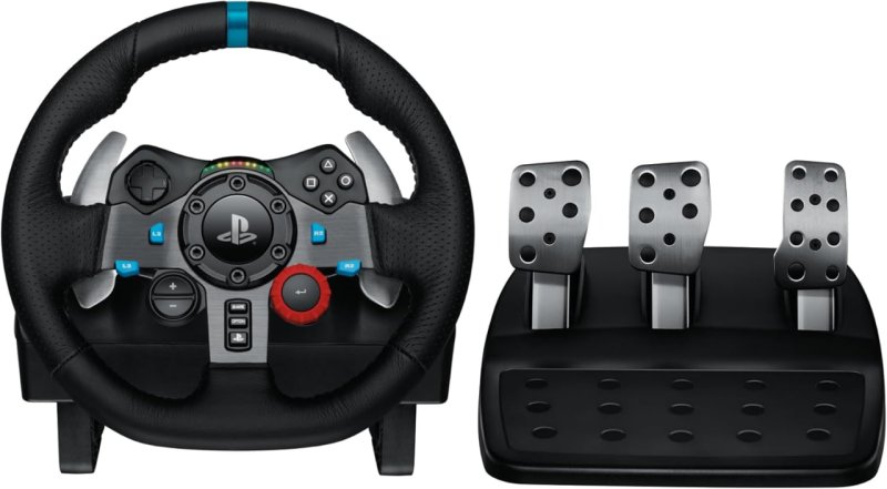 Logitech G29 Driving Force - Volante e Pedais com Force Feedback - PS5/PS4/PS3/PC