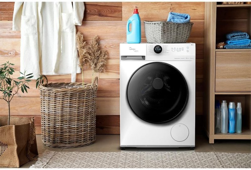 Midea Lava e Seca 10,5kg HealthGuard - Conectada - Branca