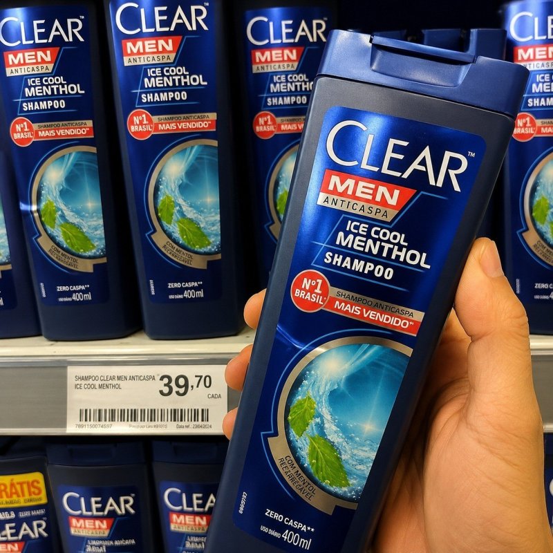 Shampoo Clear Men Limpeza Diaria 400ml