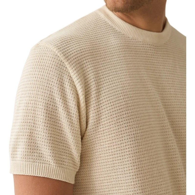 Camiseta Texturizada Em Tricot Masculina Roma Opus