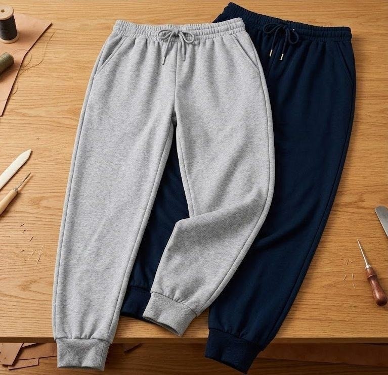 Kit com 2 Calças Moletom Jogger Slim