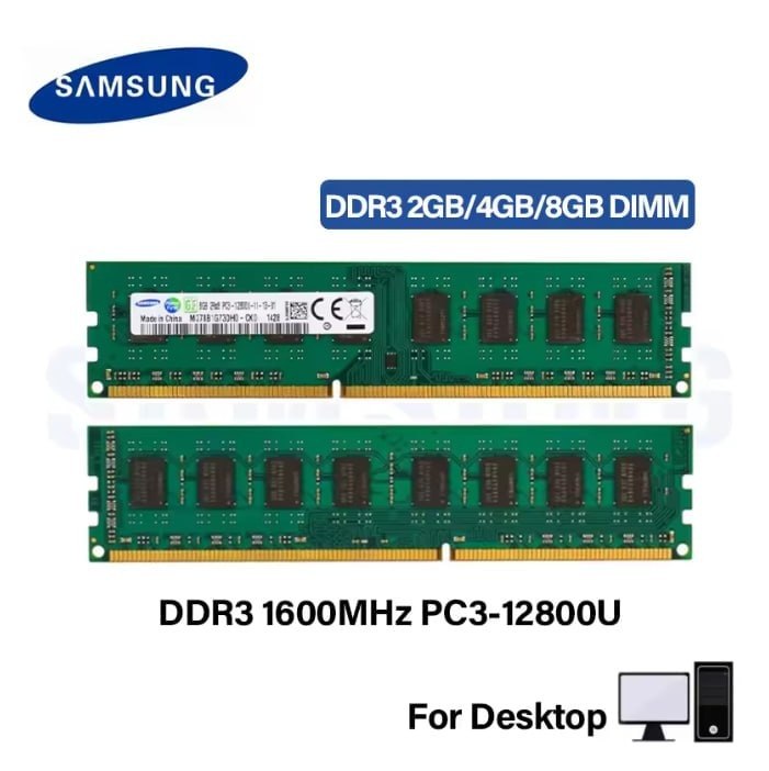 8GB DDR3 Memoria Ram 1600MHZ