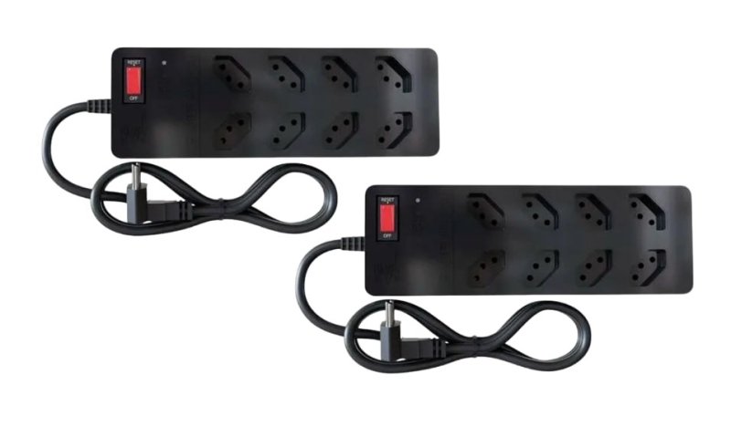 2x Filtro de linha DPS Clamper Iclamper Energia 8
