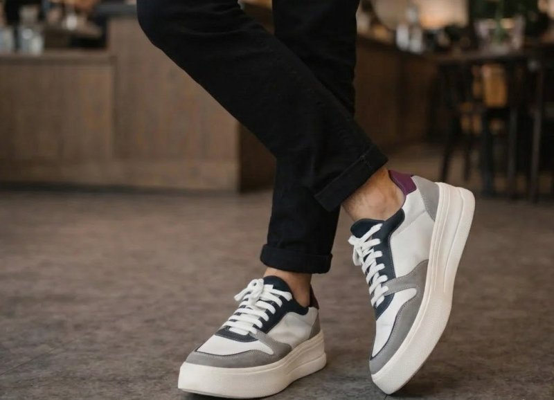 Tênis Masculino Couro Legítimo Premium Forrado Solado Leve (38 a 44)