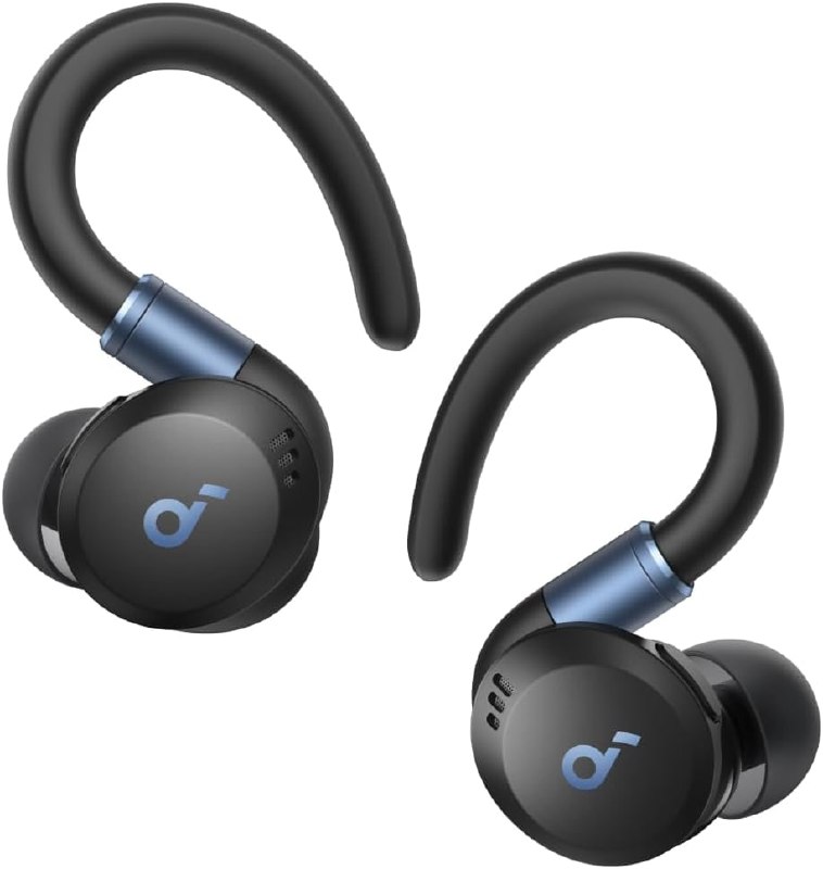 Soundcore Sport X20 - Fone Bluetooth 5.3 - ANC Adaptativo - IP68 - Preto