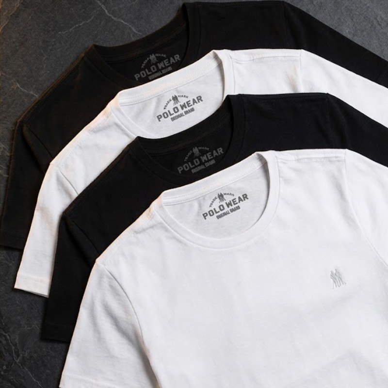 Kit Com 4 Camisetas Polo Wear