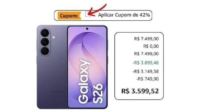 Celular Samsung Galaxy S26 5G, 256GB, 12GB RAM