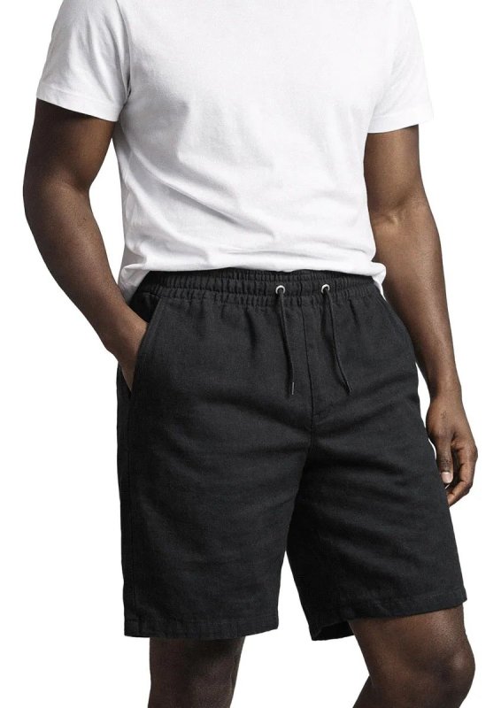 Shorts Linho Masculino Sandrini Casual Verão Confortável