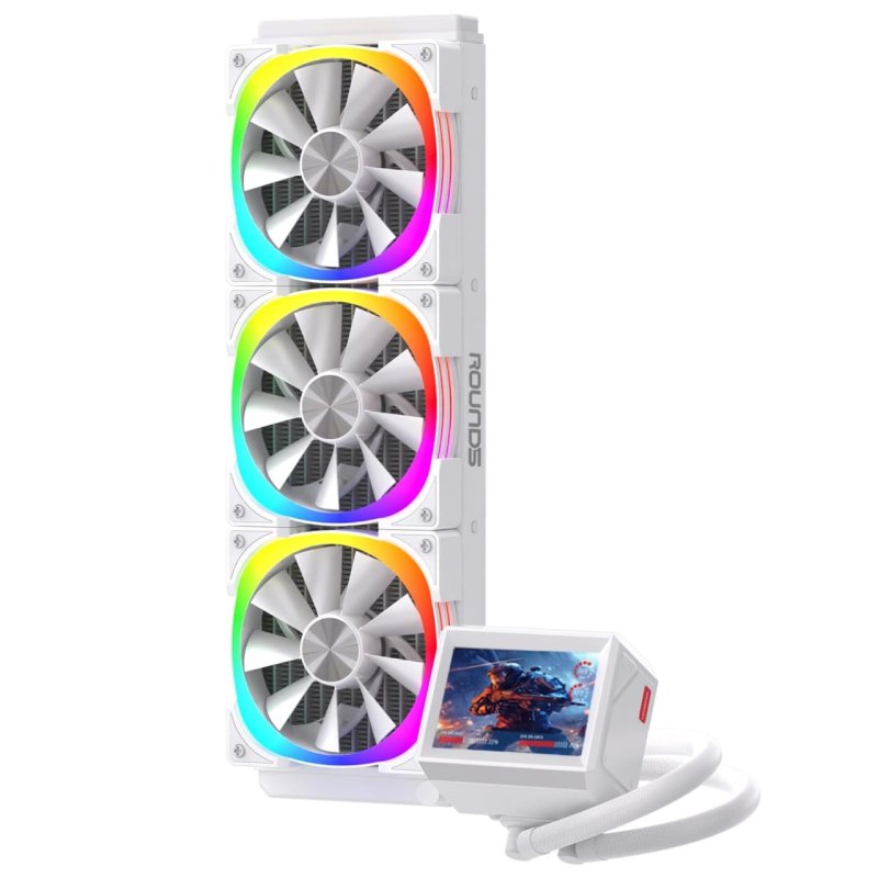 WATER COOLER ROUND5 NOTUS ARGB COM TELA DE 3,5"