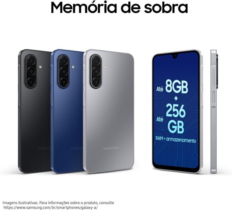 Samsung Galaxy A17 5G - 256GB 8GB RAM - Câmera 50MP - Cinza