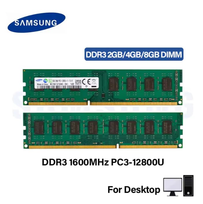 8GB DDR3 Memoria Ram 1600MHZ
