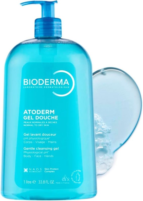 BIODERMA Atoderm Gel Douche - 1L - Gel Antiressecamento