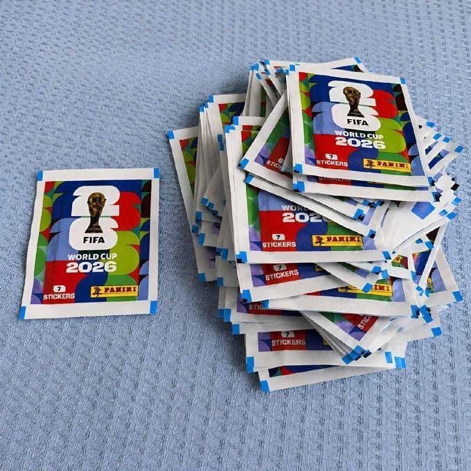 Kit com 100 Envelopes (700 Figurinhas) Copa Do Mundo Fifa 2026 + Frete Grátis