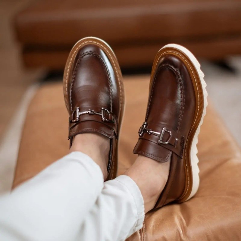 Sapato Masculino Dublin Oxford Tratorado Mocassim Casual