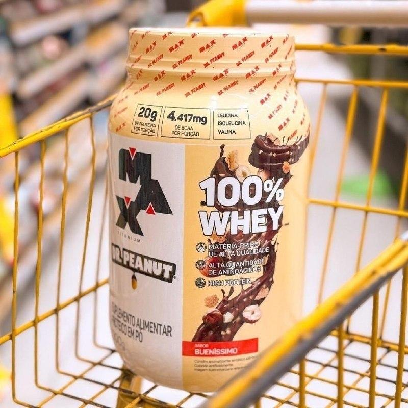 100% Whey Max Titanium x Dr. Peanut 900g