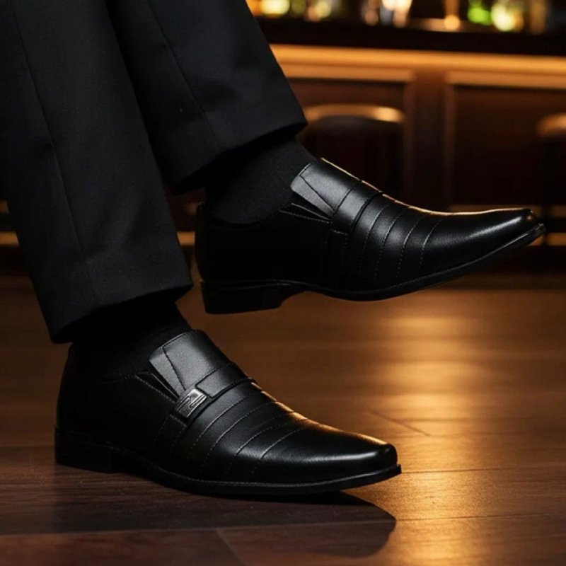 Sapato Oxford Social Couro Italiano (2 cores)