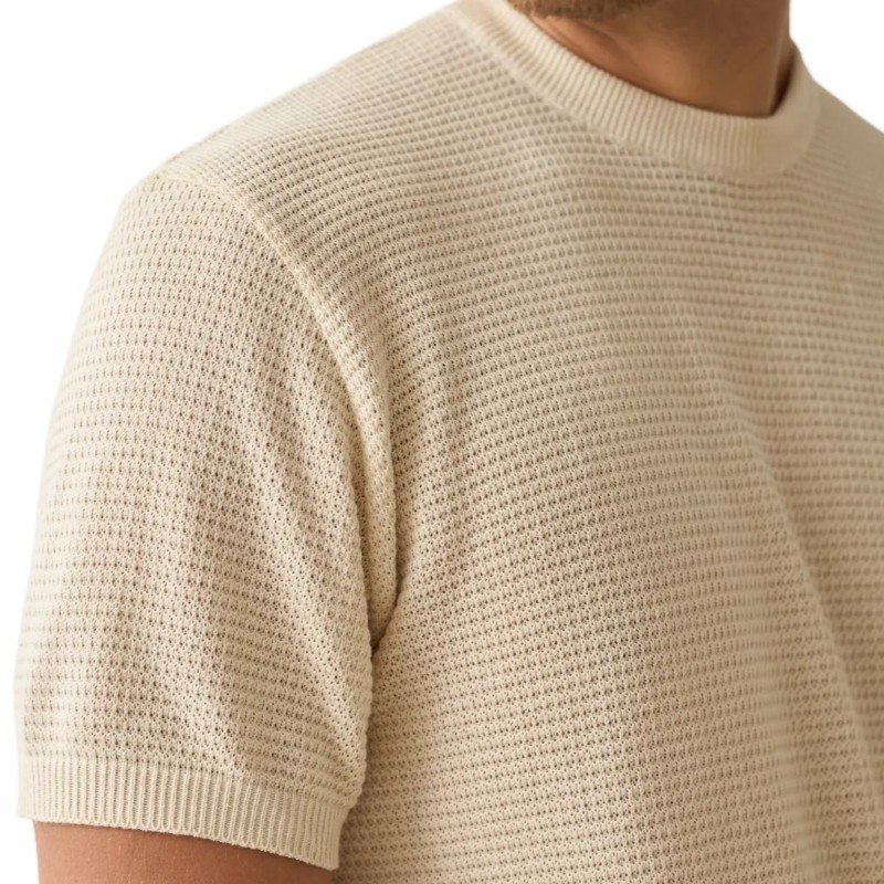 Camiseta Texturizada Em Tricot Masculina Roma Opus