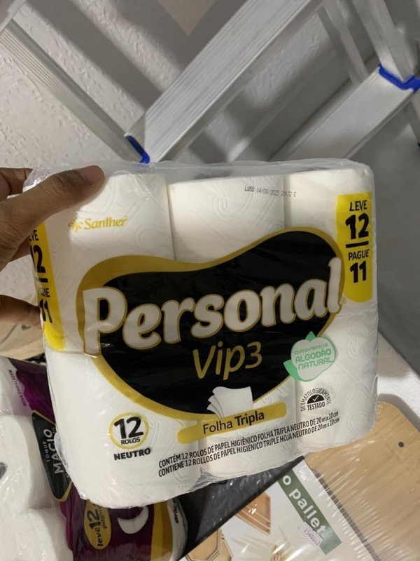 Papel Higiênico Personal Vip Folha Tripla