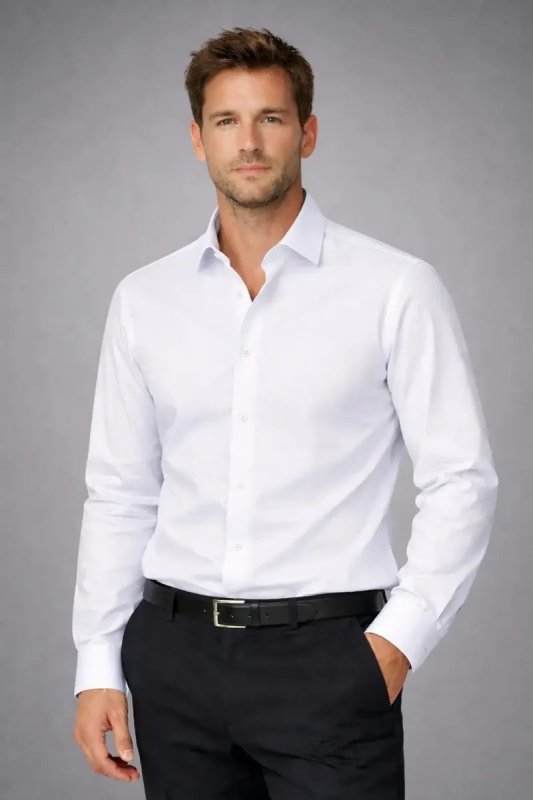 Camisa Social Masculina Slim Premium Manga Longa / Curta